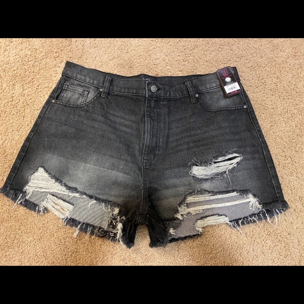 High Rise Mom Shorts